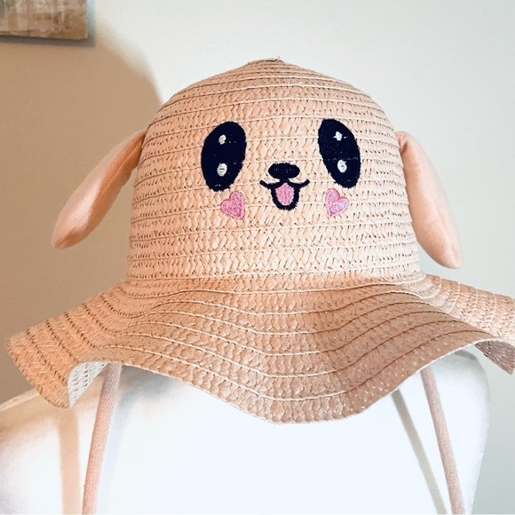 Girl's Hat Rabbit Ears Children Cap with Moving Ears - Summer Sunhat - Picture 4 of 15